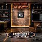 Connor Mcdavid Edmonton Oilers First Goal Scoresheet Collage - Framed Print - 28" x 24"-Finished size: 28.5x24.5