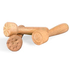 JOVI Plastilina Modeling Clay Baby School Set - 20 Bars/9 Stamps-Wooden Stamps: Enhance the creative possibilities with our included wooden stamps! Children can experiment with various shapes and textures, adding another layer of excitement and exploration to their sculpting endeavors and artistic expression.