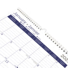 Blueline 2027 DuraGlobe Monthly Wall Calendar - 12" x 17" - Bilingual-ECO-FRIENDLY: Made from highly renewable bamboo fiber paper