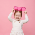 Connetix Charity Pack - Pink - 20 Pieces-All tiles feature Connetix unique bevelled design, allowing the tiles to be strong whilst offering clear refractions