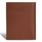 Champs Onyx Leather Vertical Wallet - Brown-RFID Lining