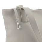 Gry Mattr Vegan Zipper Tote Bag - Putty-Inner key leash clip