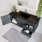 Modway Vitality 48" Single Sink Bathroom Vanity - Grey/Black-Wall-Mount Design