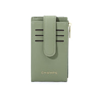 Champs Iconic Yoga Cardholder - Green-RFID Blocking Card Holder