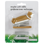 Merangue Animal Shaped Stapler with Refills - Assorted - Cat or Dragon-Stapler with soft silicone body in cat or dragon shape (style choice not available for online orders)