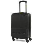 Reebok Time Out 21.5" Hardside Carry-On Luggage - Black-Single 360 degree spinner wheels for effortless, smooth & quiet rolling
