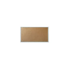 All-Purpose Cork Board with Aluminum Frame - 3' x 2'-Versatile natural corkboard features thick cork laminated to sturdy fibreboard