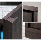 Sauder Merton Hall Storage Cabinet - Dakota Oak-Dimensions: 18-1/2" W x 16-7/8" D x 71" H