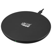 Adesso 10W Qi-Certified Disc Wireless Charger - Fast Charging for iPhone & Android Devices-Fast 10W Wireless Charging - Delivers efficient 10W charging for Qi-enabled smartphones, including iPhone and Android devices