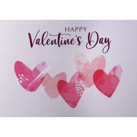 Mill Brook Studio Valentine's Day Greeting Cards & Envelopes - 5-3/8" x 7-3/4" - Pink Hearts - 18 Pack-Premium quality greeting cards