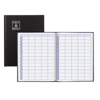 Blueline Undated Appointment Book, 11" x 8-1/2", Black-Features appointment schedule from 8:00 AM to 8:45 PM in 15-minute intervals