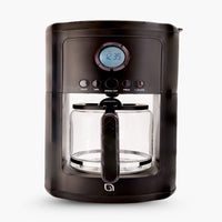 Willow Eco Series 12 Cup Coffee Maker - Black-12 Cup Carafe with Ergonomic Handle