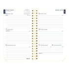 Blueline 2026 Blossom Weekly Pocket Planner with Poly Cover - 6" x 3-1/2" - Assorted Designs - Bilingual-Monthly planner before each month