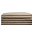 Modway Mezzo Upholstered Performance Velvet Storage Bench - Taupe-Fully Assembled