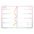 Letts 2026 Gradient Weekly/Monthly Hard Cover Planner - 8-1/4" x 5-5/6" - Assorted Colours - Multilingual-Elastic closure with pen loop