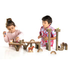 Guidecraft Branch Blocks - 36 Piece Set-Bark texture remains for tactile, sensory exploration