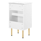 Modway Chaucer 18" Bathroom Vanity - White-Assembly Required