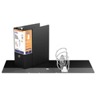 QuickFit Heavy Duty File Binder - Quickload D Ring - 5" - Black - 4 Pack-5"