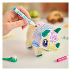 Crayola Scribble Scrubbie Jumbo Pet - Dinosaur-COLOUR, WASH & PLAY: Colour and customize Rory with the included markers, then wash him clean with the scrub brush to start fresh
