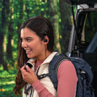 Cobra GMRS FRS 2.5mm C-Style In-Ear Headset-PTT (Push-to-Talk) in-line button