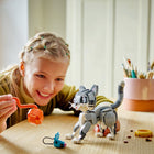 LEGO Creator Playful Cat - 407 Pieces-The animal figures are all posable and can move multiple body parts