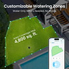 Aiper IrriSense N2 Lawn Smart Sprinkler Irrigation System with App-Controlled, Custom Watering Map - 4800 sq ft-Built to Last in Real Outdoor Conditions: Made from temperature-resistant materials to withstand harsh weather, with 24-month product care for long-lasting performance