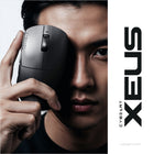 Cybeart Xeus Ultra-Light Tri-Mode Wireless Gaming Mouse - Black-Tri-Mode (Bluetooth / 2.4GHz / USB-C) ensures seamless switching and ultra-low latency on any device