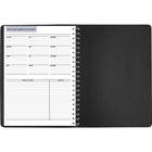 AT-A-GLANCE 2027 Four-Person Group Daily Appointment Book - 11" H x 7-7/8" W - Black - English-Quarter-hourly appointments, 7:00 am-7:45 pm