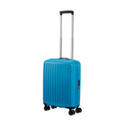 American Tourister 19" Rejoy Carry-on Luggage - 360-Degree Spinner - Azure Blue-Multi-stage pull handle allows you to customize the height for a more comfortable experience