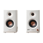 Edifier MR5 True Sound Monitoring Speaker - White-110W RMS Class D amplifier delivers 101dB peak SPL, ideal for near-field studio use or filling mid-sized rooms.