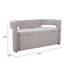 Zuo Papua Storage Bench - Grey-8
