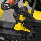 Aosom Kids Pedal Ride-On Tractor with Front Loader - Yellow-Suitable for kids from 3 years to 6 years 