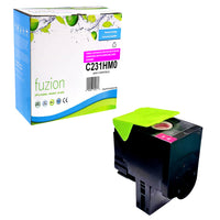 fuzion Lexmark (C231HMO) Compatible Toner Cartridge - High Yield - Magenta-Ink Colour: Magenta