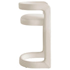 Modway Winslow Performance Velvet Bar Stool - Alabaster-Dense Foam Padding