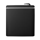 Magic Chef 3.2 cu. ft. Retro Mini Refrigerator without Freezer - Black -Stylish chrome finish handle adds to the retro look