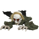 HOMCOM 66" Sound Activated Crawling Zombie Halloween Decoration-Halloween Decoration "crawling zombie" 