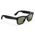 Ray-Ban Meta Wayfarer (Gen 2) Smart Glasses - Shiny Black/Green lenses-Hey Meta to activate the Meta AI voice assistant. You can use it for hands-free control over camera, call, and media functions. But it has the added benefit of using artificial intelligence to perform tasks like translating signs, identifying objects you're looking at, providing creative recommendations, or to simply chat