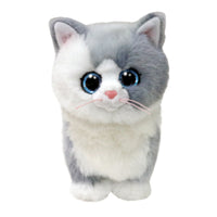 Ty Furley - Cat Plush - Grey -Cat Plush - Item #37411