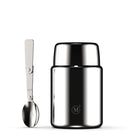 Minimal Insulated Food Jar, 500mL, Classic-2.75" large mouth allows for use of ice cubes