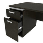 Bestar Aquarius Computer Desk - Deep Grey & White-Meets or exceeds ANSI/BIFMA performance standard