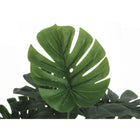 Monarch Specialties 24" Artificial Indoor Monstera - Table - Black Pot-Easy to set up with no assembly required, simply arrange the leaves to your liking for a touch of nature in your home or office: product dimensions: 20 in. W x 20 in. D x 23.5 in. H: pot: 5.5 in. L x 5.5 in. W x 5 in. H