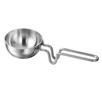 Tramontina Utsava 9.35 Ounce Tri-Ply Clad Stainless Steel Tadka Pan-Tri-Ply Clad Construction for fast, even heating