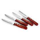 Tramontina Porterhouse Steak Knife Set - Rounded - 4 Piece Set-Stain-free, high-carbon steel blades with a taper ground, serrated edge