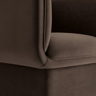 Modway Tate Performance Velvet Accent Chair - Chocolate Brown-8