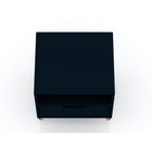 Manhattan Comfort Rockefeller 20.08" Mid-Century Modern 1-Drawer Nightstand - Tatiana Midnight Blue-17.62" L x 20.08" W x 21.65" H