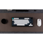 Keychron Q1 Max Knob Version Swappable RGB Backlight - Banana Switch - Black-Three-mode connectivity (2.4GHz, Bluetooth and wired) for versatile use on multiple devices