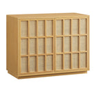 Modway Aiko Japandi Accent Cabinet - 39" - Light Oak-Wood Frame
