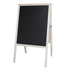 Crestline Natural White Dry-Erase/Black Chalkboard Marquee Easel - 42" x 24"-4