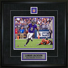 Lamar Jackson Pin & Plate Ravens - Framed Print - 18" x 18"-Premium 8x10 framed