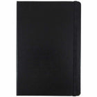 JAM Paper Hardcover Large Journal Notebook with Elastic - 100 Lined Sheets - 5 7/8" x 8 1/2" - Black-Colour: Black | Be stylish and organized with a colourful note book.